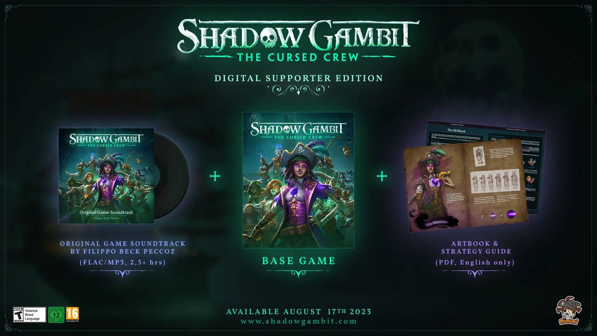 ویژگی‌های نسخه ساپورتر ادیشن بازی Shadow Gambit: The Cursed Crew